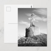 Carte Postale Clown on top of the world (Devant / Derrière)