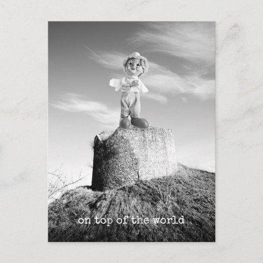 Carte Postale Clown on top of the world (Devant)