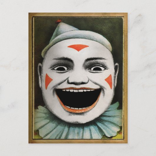Carte Postale Clown rétro (Devant)
