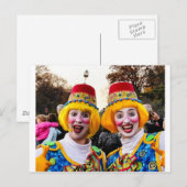 Carte Postale Clown Twins (Devant / Derrière)