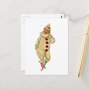Carte Postale Clown Vintage