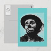 Carte postale Clown vintage (Devant / Derrière)