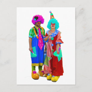 Carte Postale clowns