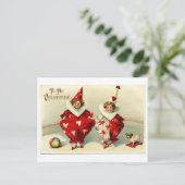 Carte Postale Clowns dans l'amour (Debout devant)