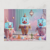 Carte Postale Clowns de glaçons idiots (Devant)