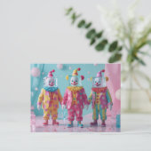 Carte Postale Clowns glaces drôles  (Debout devant)