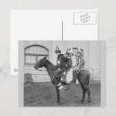 Carte Postale Clowns on a Horse, 1915 (Devant / Derrière)