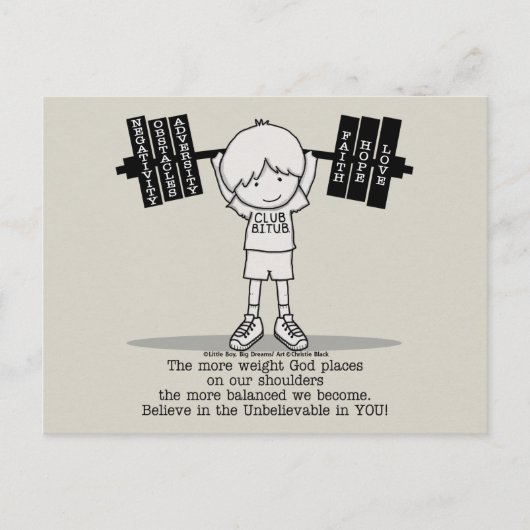 Carte Postale Club BITUB - Plus équilibré (Devant)