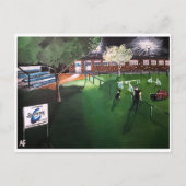 Carte Postale Club Canino Boomerang Peinture d'Alfred Fox (Devant)