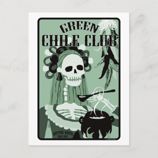 Carte Postale club chile vert (Devant)