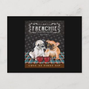 Carte Postale Club de café Bulldog