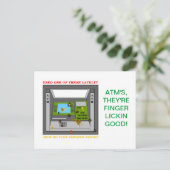 CARTE POSTALE CLUB DE DÉGUSTAGE ATM (Debout devant)