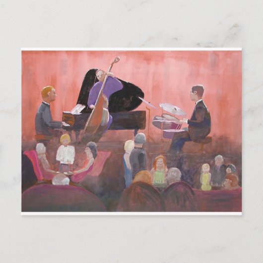 Carte Postale Club de jazz (Devant)