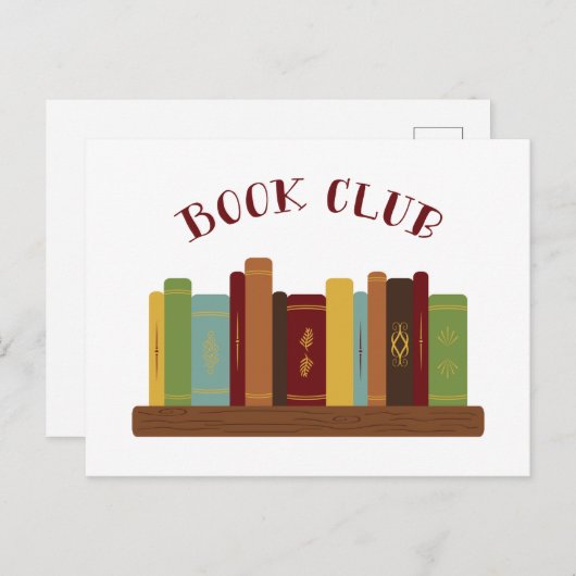 Carte Postale Club de lecture (Devant / Derrière)