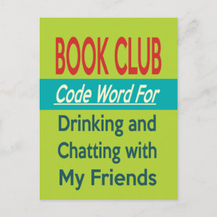 Carte Postale Club de livres - Code Word