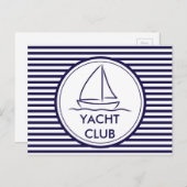 Carte Postale Club de Yacht (Devant / Derrière)