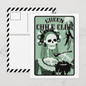 Carte Postale club-enfant vert (Devant / Derrière)