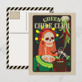 Carte Postale club-enfant vert (Devant / Derrière)