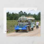 Carte Postale Club Paradise Jeepney (Devant / Derrière)