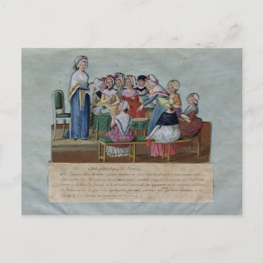 Carte Postale Club patriotique féminin (Devant)