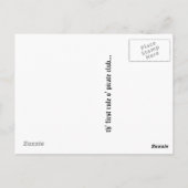 Carte Postale Club pirate (Dos)