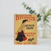 Carte Postale Club Terrier de Boston (Debout devant)