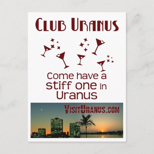 Carte Postale Club Uranus (Devant)