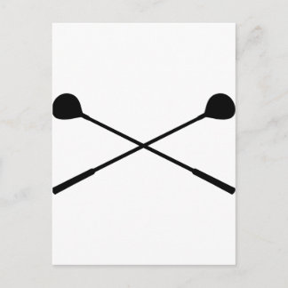 Carte Postale clubs de golf traversés