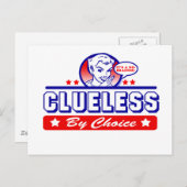 Carte Postale Clueless Par Choix (Devant / Derrière)