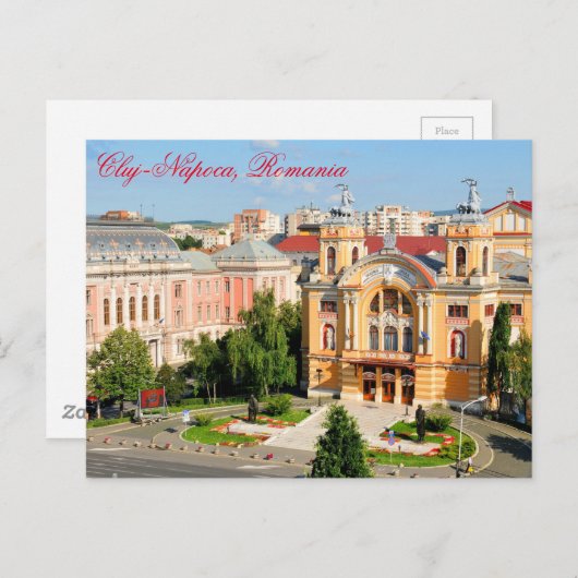 Carte Postale Cluj-Napoca, Roumanie (Devant / Derrière)