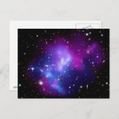 Carte Postale Cluster Galaxy MACS J0717 (télescope Hubble) (Devant / Derrière)