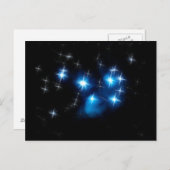Carte Postale Cluster Pleiades Blue Star (Devant / Derrière)