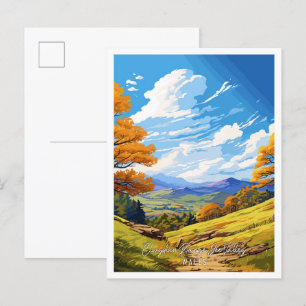 Carte Postale Clwydian Range Dee Valley Pays de Galles