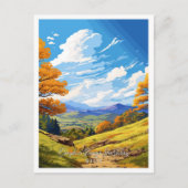 Carte Postale Clwydian Range Dee Valley Pays de Galles (Devant)