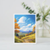 Carte Postale Clwydian Range Dee Valley Pays de Galles (Debout devant)