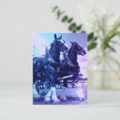 Carte postale Clydesdale (Debout devant)