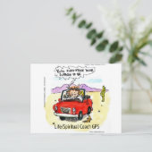 Carte Postale Coach de vie GPS (Debout devant)