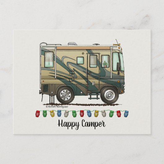 Carte Postale Coach Home Motorhome (Devant)
