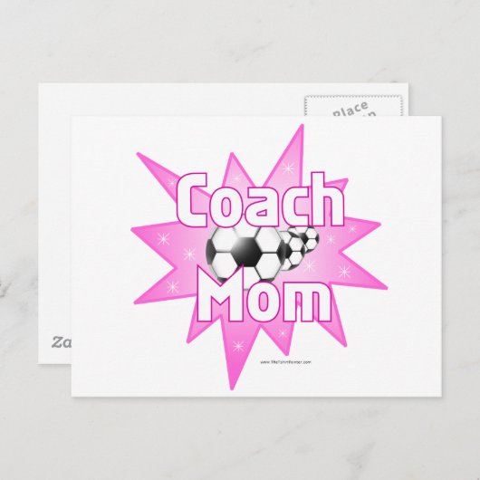 Carte Postale Coach Maman (Devant / Derrière)