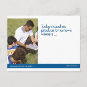 Carte postale Coaching Sports (Devant)