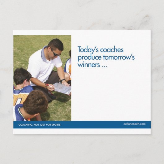 Carte postale Coaching Sports (Devant)