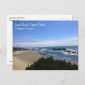 Carte Postale Coast at Seal Rock, Oregon (Devant / Derrière)
