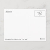 Carte Postale Coati sud-américain dans l'arbre (Dos)