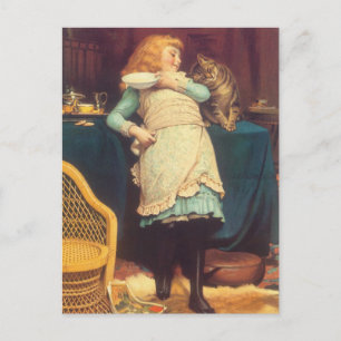 Carte Postale Coaxer mieux que Teasing Charles Burton Barber