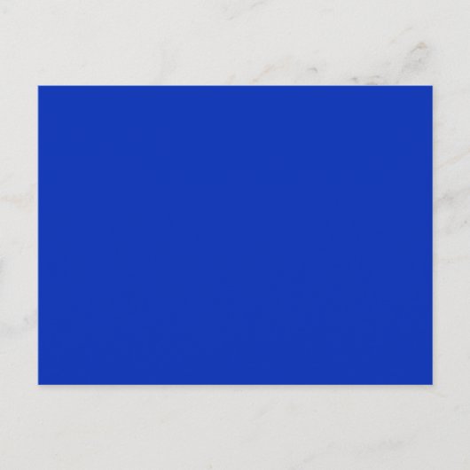 Carte Postale COBALT BLEU (une couleur riche et solide) ~ (Devant)