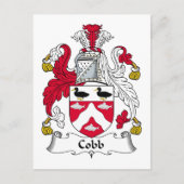 Carte Postale Cobb Family Crest (Devant)