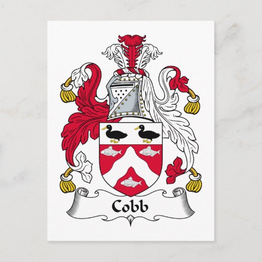 Carte Postale Cobb Family Crest (Devant)