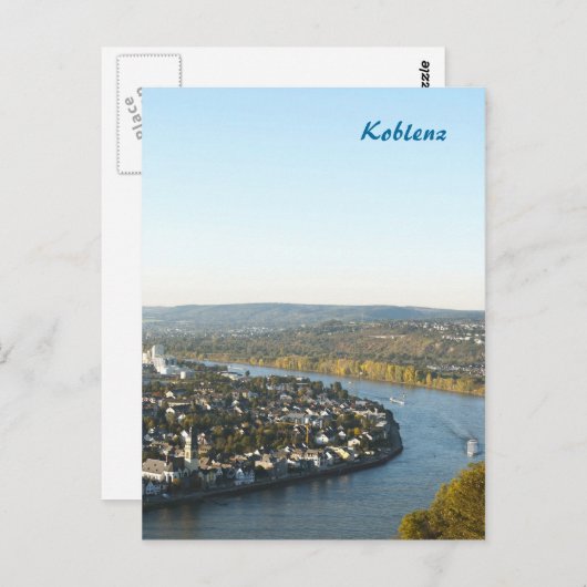 Carte Postale Coblence (Devant / Derrière)