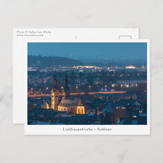 Carte Postale Coblence Allemagne (Devant / Derrière)