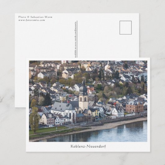 Carte Postale Coblence Neuendorf (Devant / Derrière)